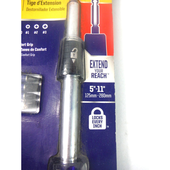New Irwin Tools 1948779 Extending Driver Screwdriver with 5 Impact Bits - Picture 3 of 5